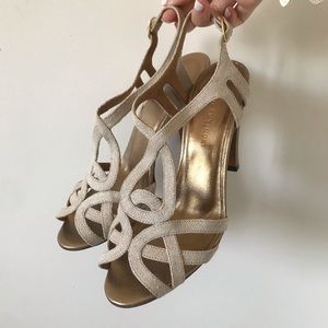 🇮🇹ENRICO ANTINORI creme heels🇮🇹